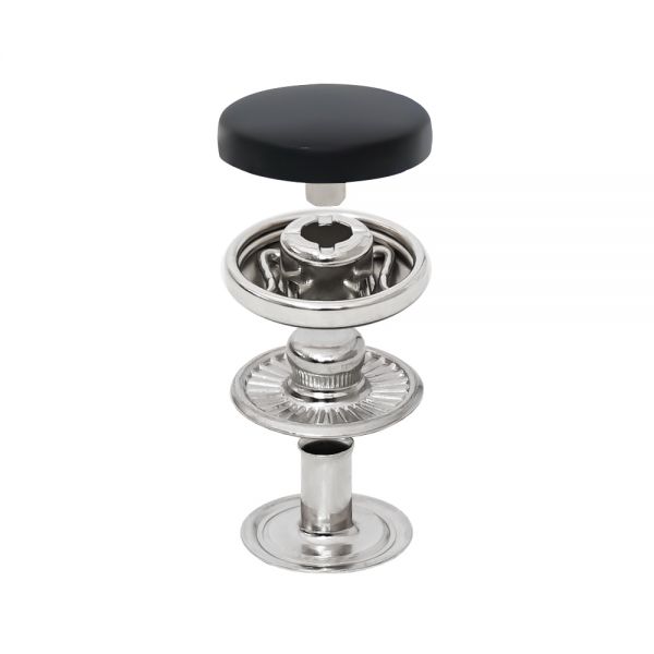 Stainless Plastic Cap Spring Snap Button